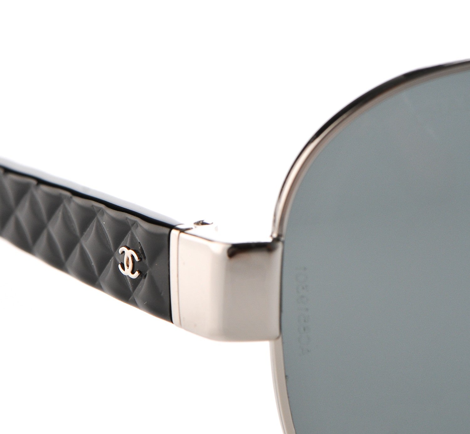Chanel Quilted CC Sunglasses 4168 Black 5 of 7
