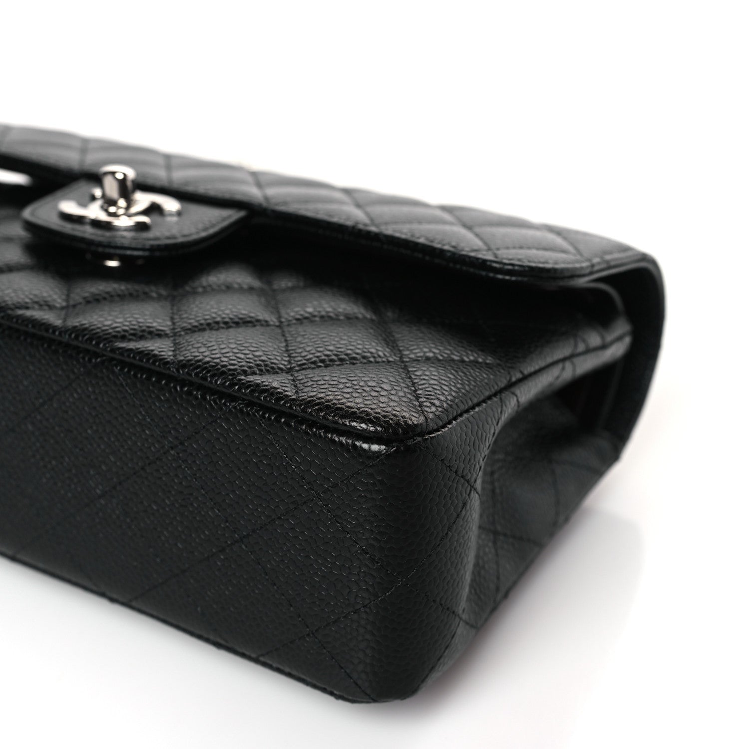 Chanel Caviar Quilted Small Double Flap Black 9 of 9