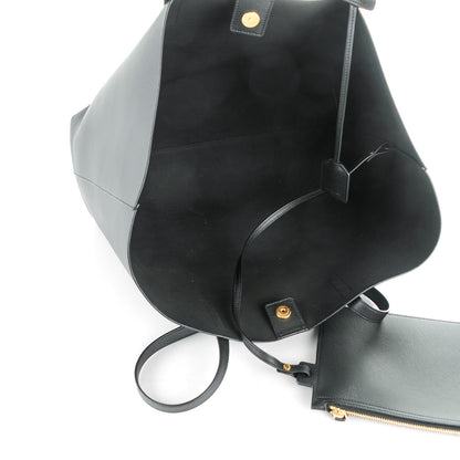 Saint Laurent Calfskin Large Shopping Tote Black 6 of 9