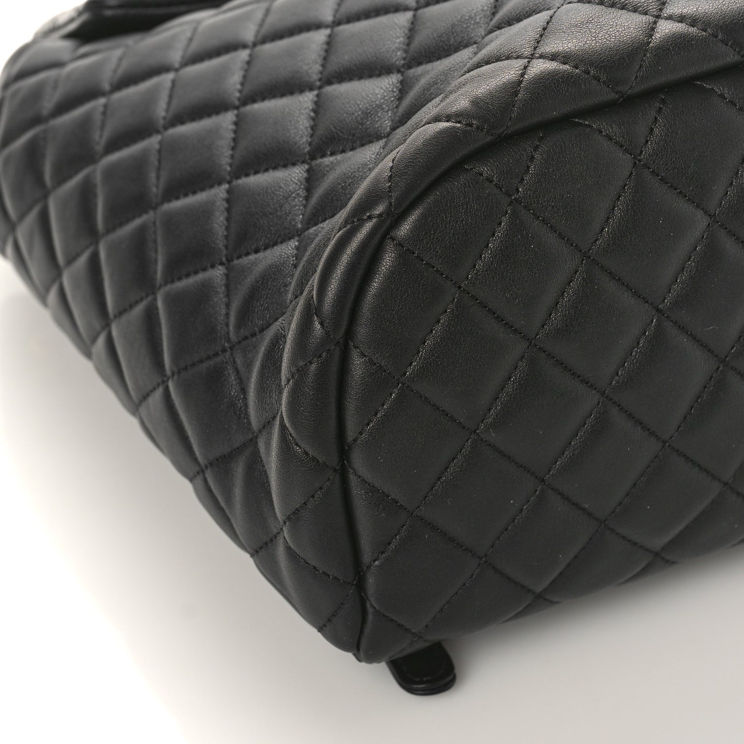 Lambskin Quilted Large Urban Spirit Backpack Black