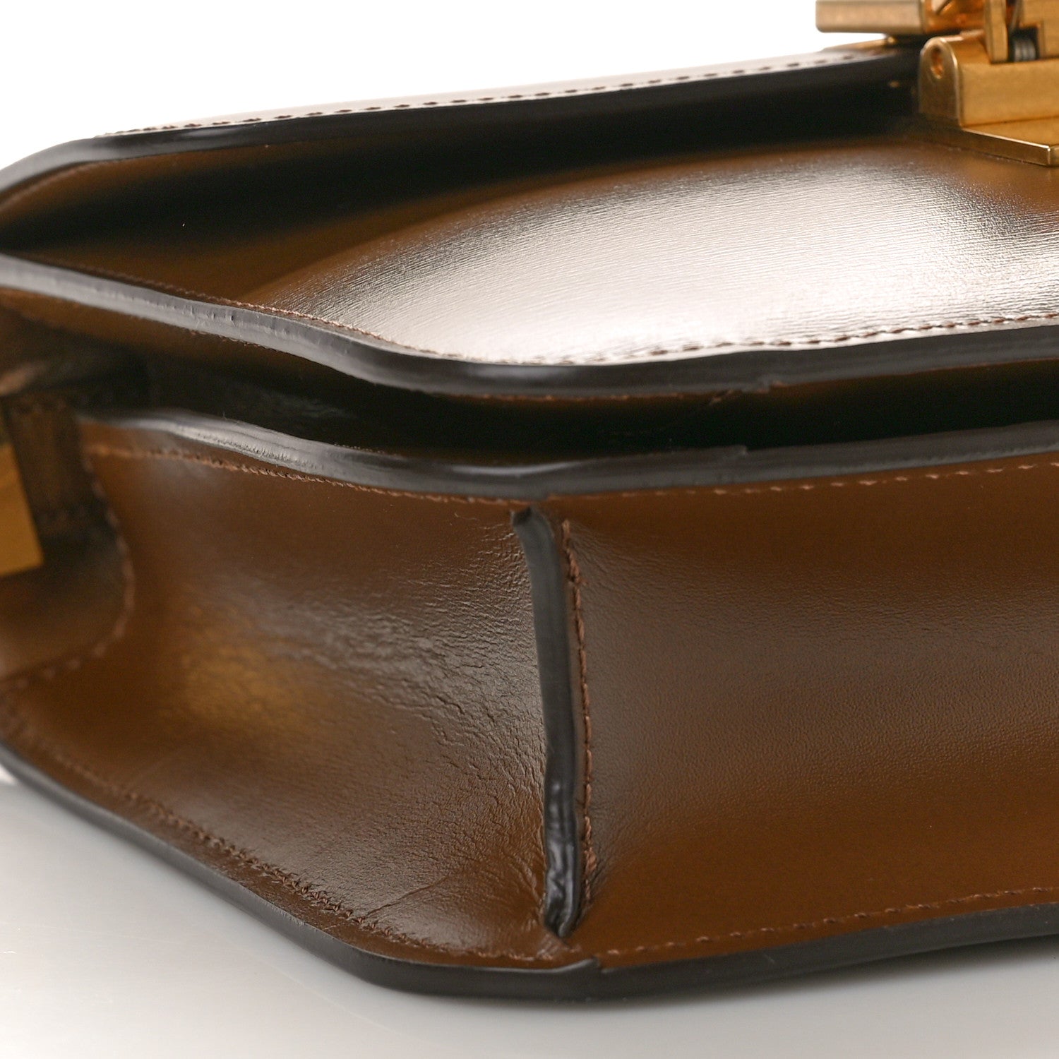 Celine Box Calfskin Teen Classic Box Flap Bag Camel 9 of 11