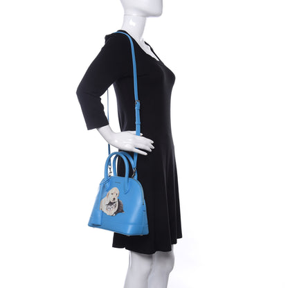 Balenciaga Soft Calfskin Puppy And Kitten S Ville Top Handle Bag Bleu Turquoise 2 of 11
