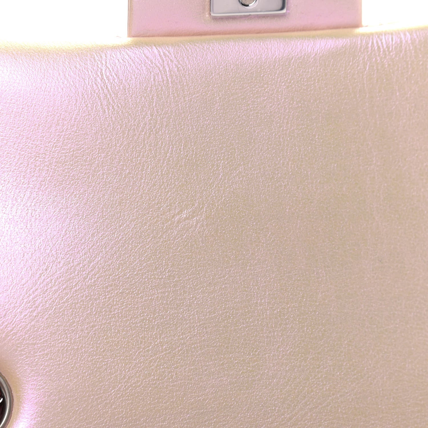 Chanel Iridescent Calfskin Quilted Mini Rectangular Flap Pink 7 of 10