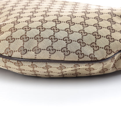 Gucci Monogram Large Wave Hobo Dark Brown 9 of 10