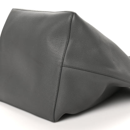 The Row Grained Calfskin Park Tote Three Charcoal 10 of 10