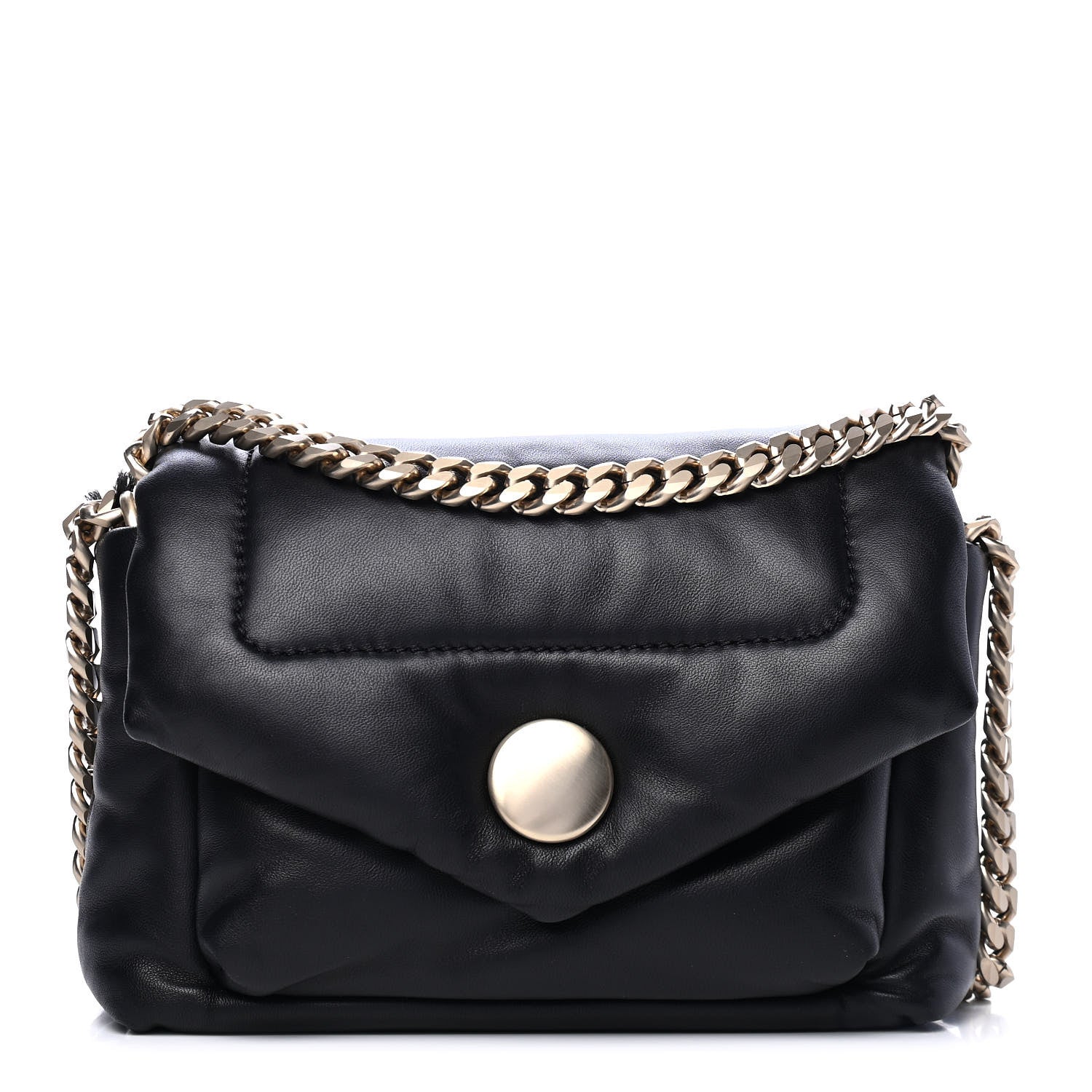 Proenza Schouler Lambskin PS Harris Small Shoulder Bag Black 1 of 4
