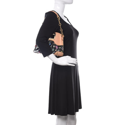 Louis Vuitton Monogram Multicolor Judy MM Black 2 of 8