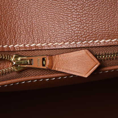 Hermes Natural Barenia Birkin 40 Fauve 17 of 31