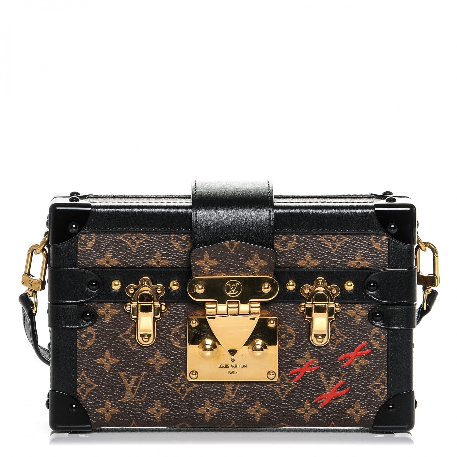 Louis Vuitton Monogram Petite Malle Black 1 of 6