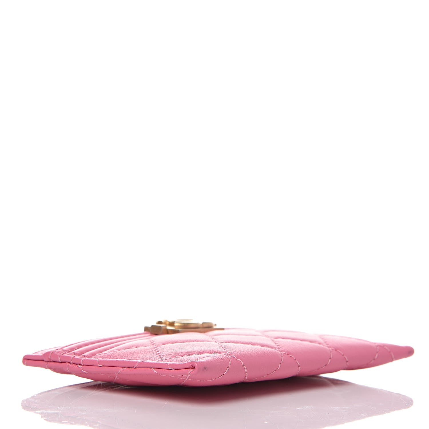 Chanel Lambskin Quilted Boy Card Holder Pink 4 of 11