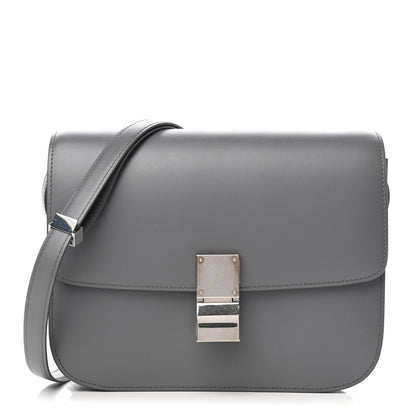 Celine Box Calfskin Medium Classic Box Flap Storm 1 of 10