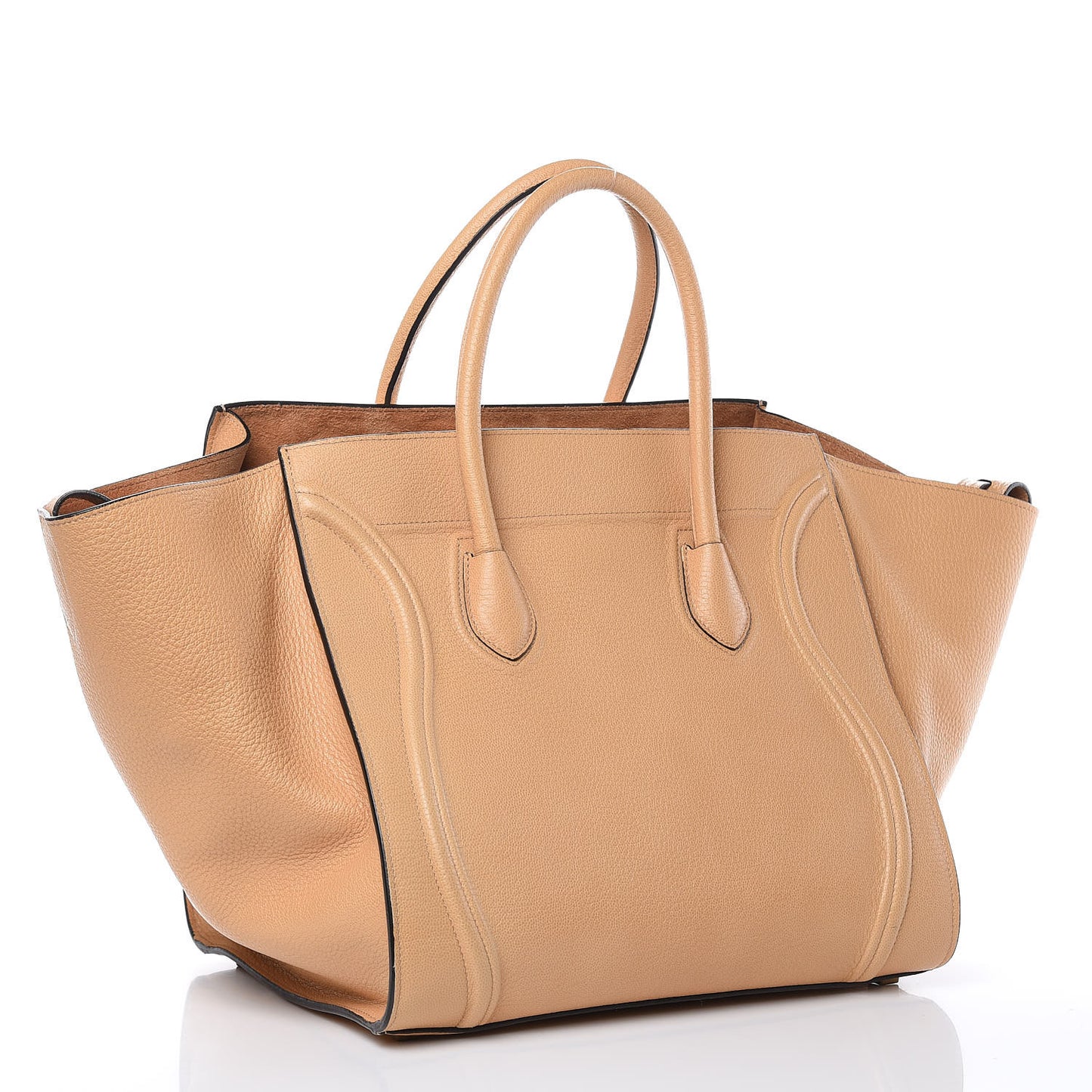 Drummed Calfskin Medium Phantom Luggage Daffodil