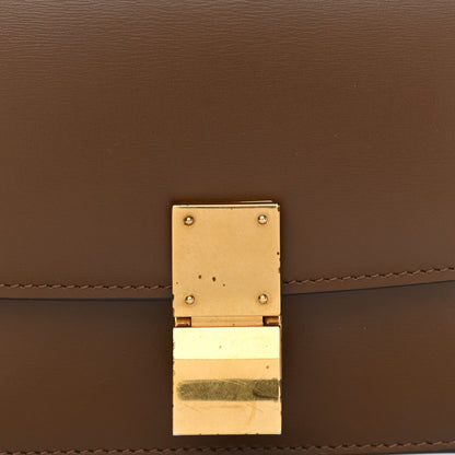 Celine Smooth Calfskin Small Classic Box Flap Bag Camel 8 of 15