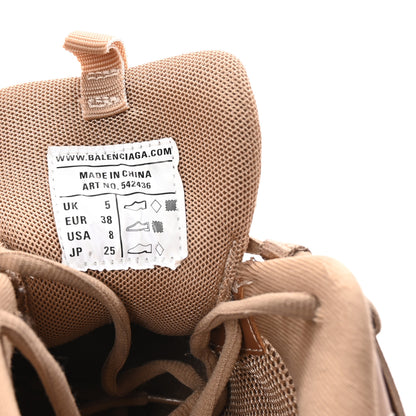 Balenciaga Mesh Rubber Uni-Matte Full Color Womens Track Sneakers 38 Full Beige 9 of 9