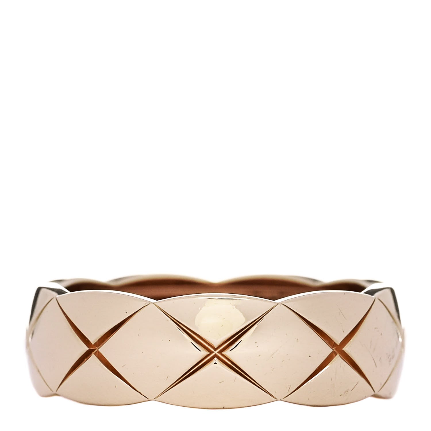 Chanel 18K Beige Gold Small Coco Crush Ring 58 8.5 1 of 6