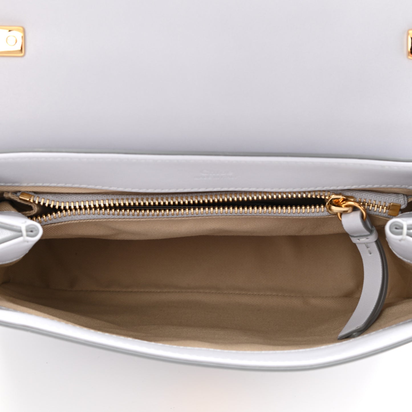 Calfskin Small C Double Carry Light Cloud