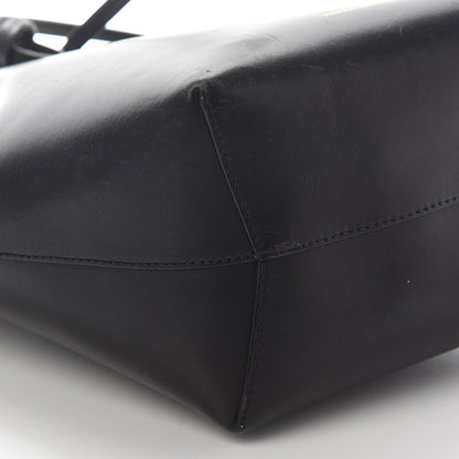 Mansur Gavriel Calfskin Mini Bucket Bag Black Flamma 7 of 11