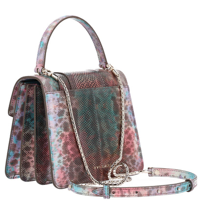 Bulgari Metallic Karung Serpenti Forever Top Handle Multicolor 4 of 10