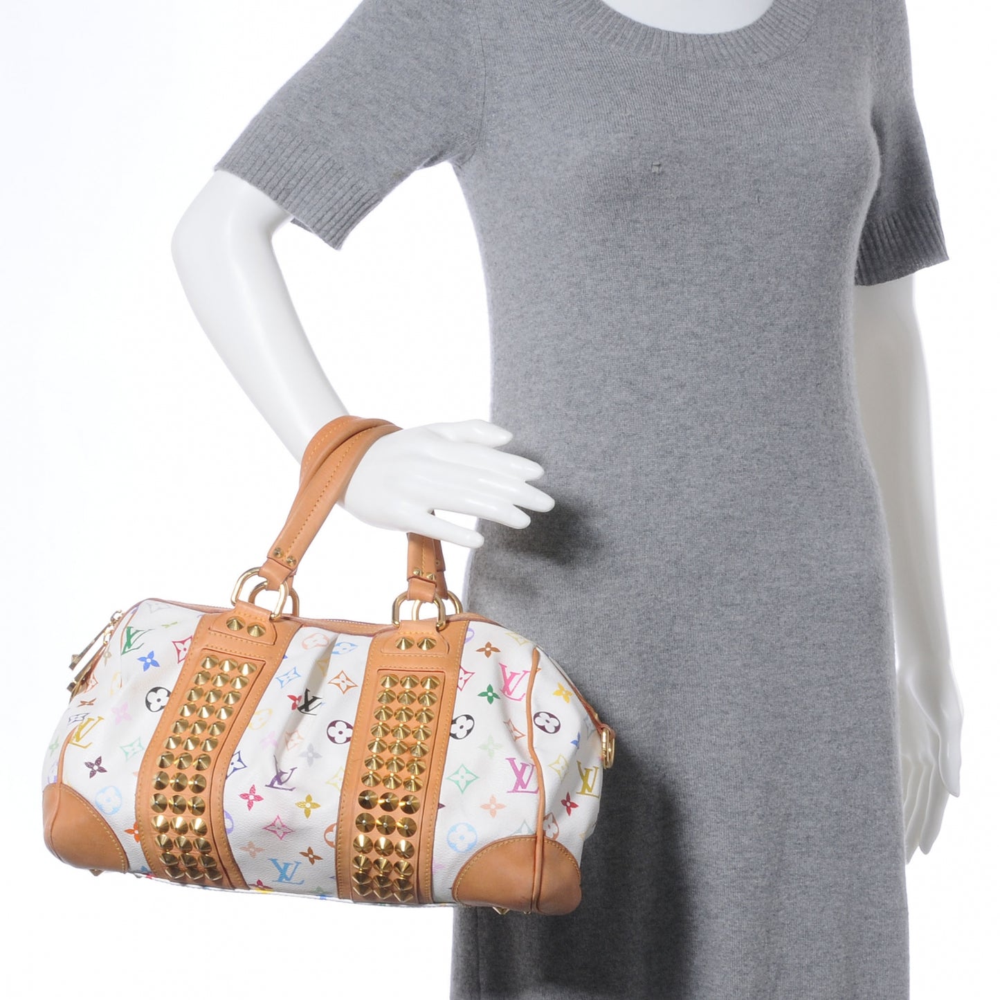 Monogram Multicolor Courtney MM White