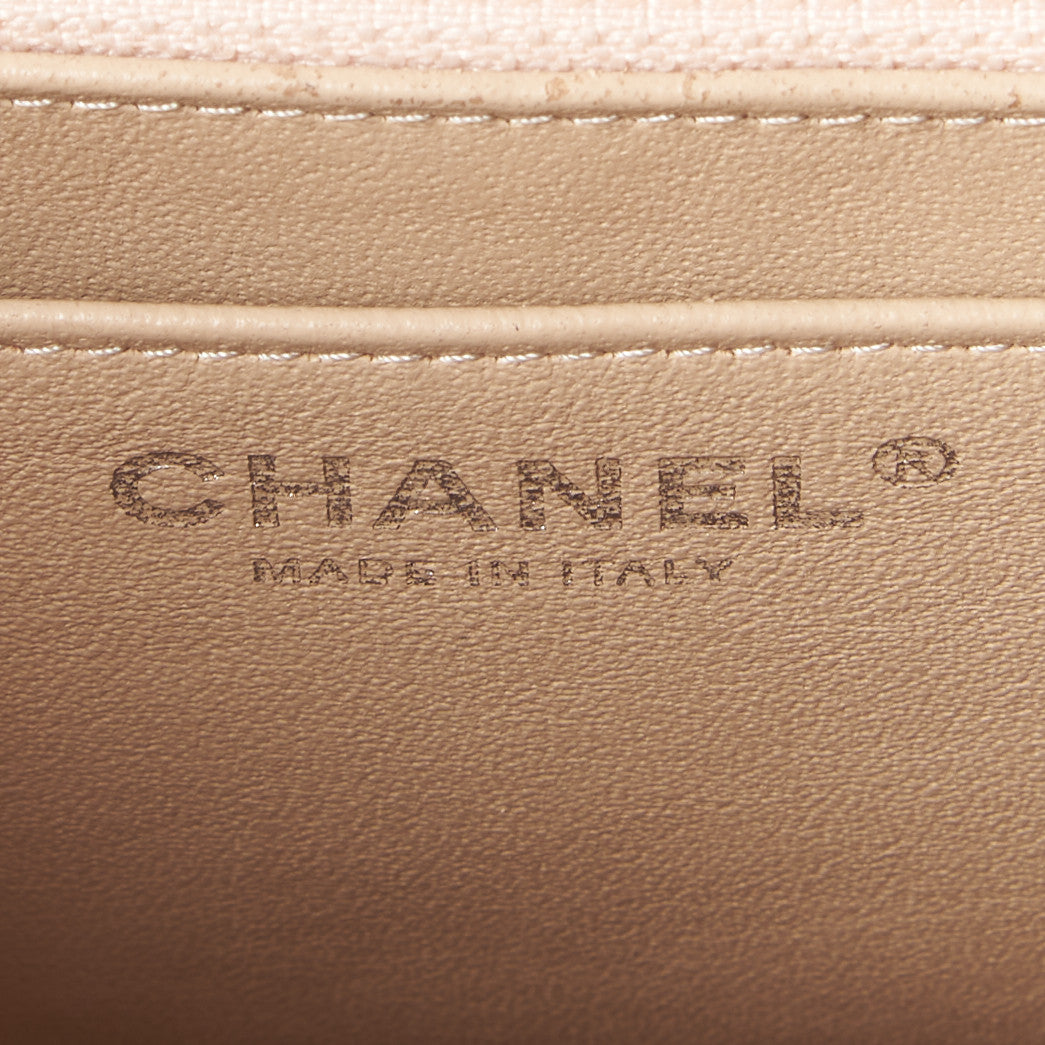 Chanel Caviar Quilted Jumbo Single Flap Beige Clair 9 of 13