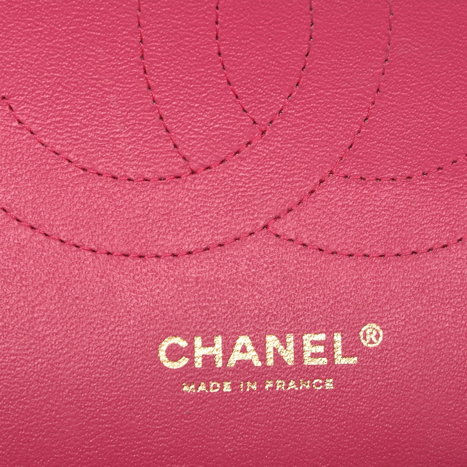 Chanel Lambskin Quilted Jumbo Double Flap Fuchsia 6 of 7