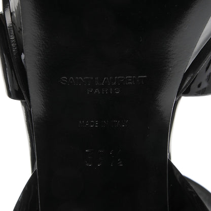 Saint Laurent Patent Tribute 75 Platform Sandals 39.5 Black 6 of 8