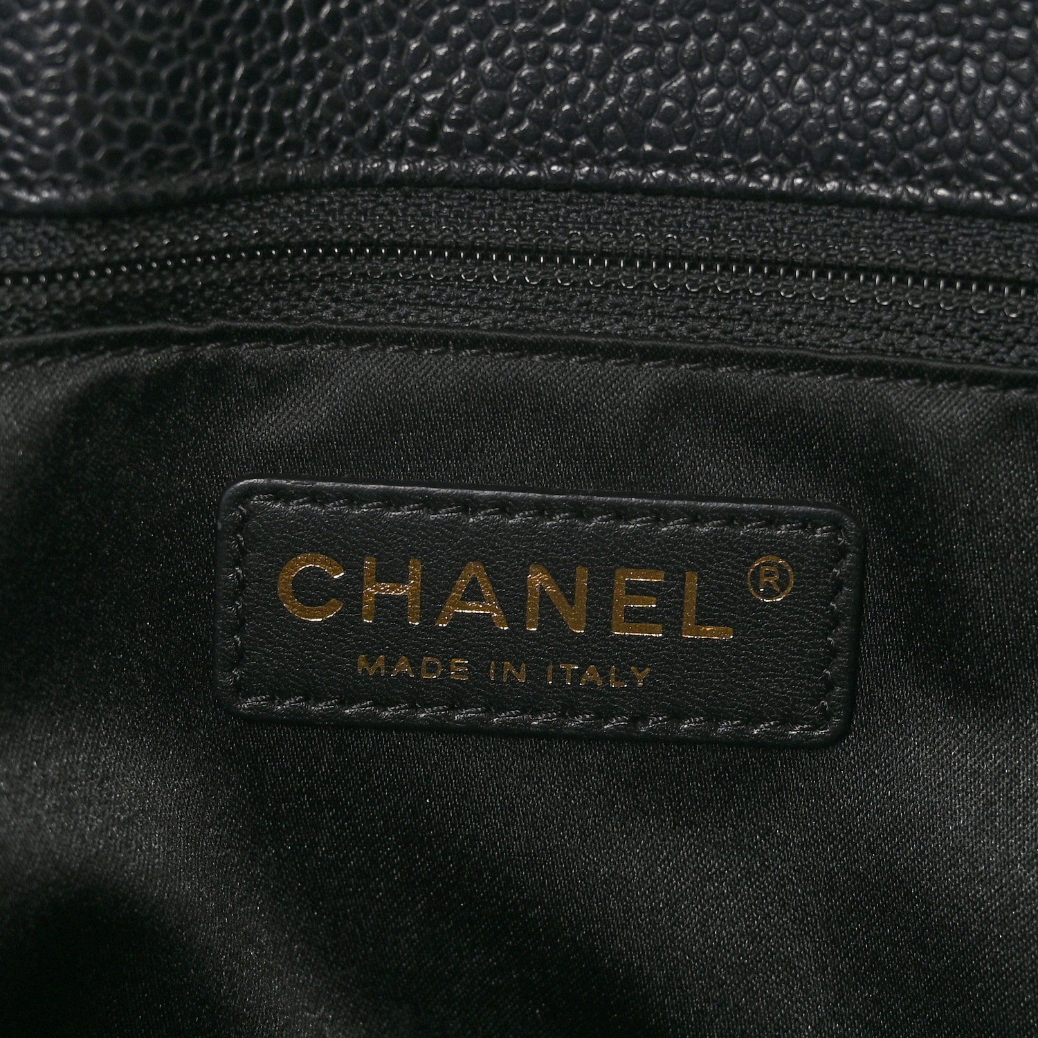 Chanel Caviar Quilted Grand Shopping Tote GST Black 7 of 11
