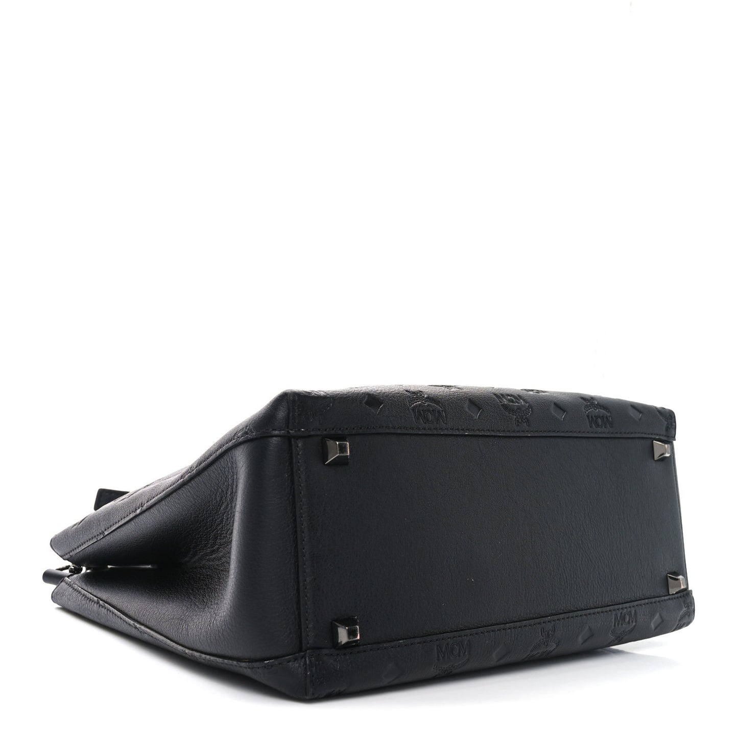 Calfskin Ottomar Monogram Sarah Convertible Hobo Black