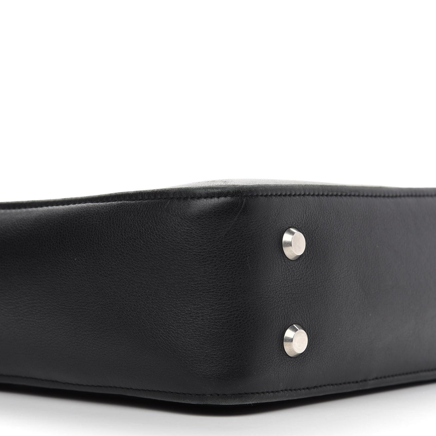 Calfskin S Triangle Duffle Black
