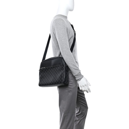 Louis Vuitton Damier Graphite Dayton Reporter MM 2 of 9