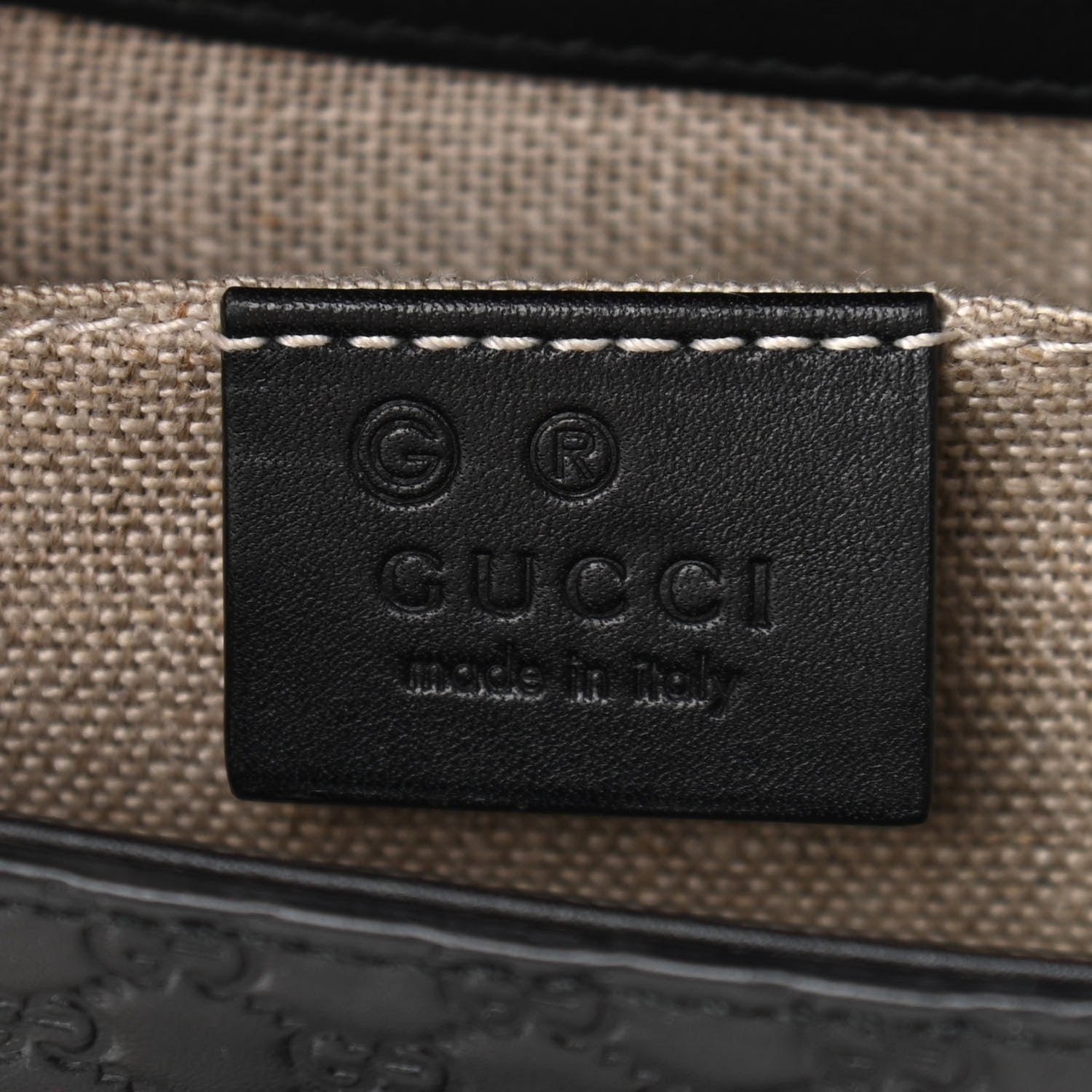 Gucci Microguccissima Medium Emily Chain Shoulder Bag Black 6 of 11