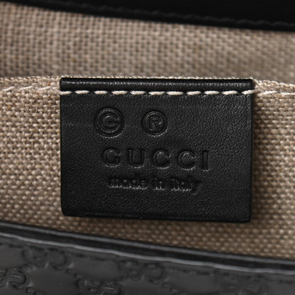 Gucci Microguccissima Medium Emily Chain Shoulder Bag Black 6 of 11