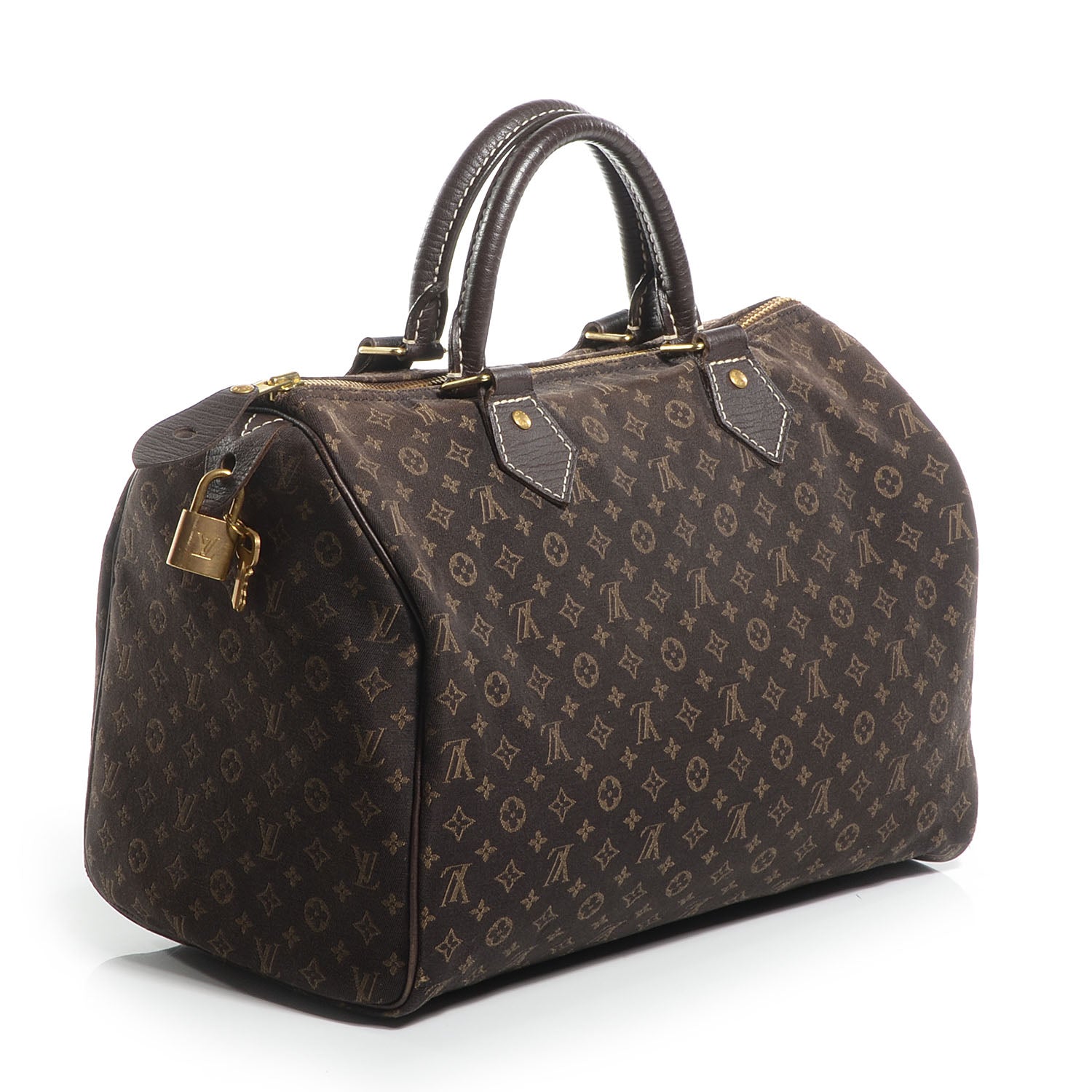 Louis Vuitton Mini Lin Speedy 30 Ebene 3 of 6