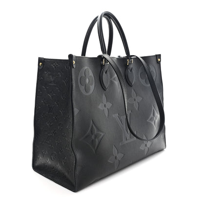 Louis Vuitton Empreinte Monogram Giant Onthego GM Black 3 of 10