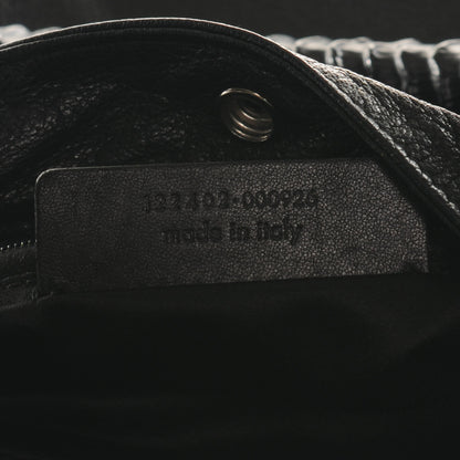 Saint Laurent Leather Mala Mala Horn Bag Black 8 of 8