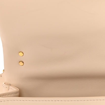 Bulgari Calfskin Matelasse Mini Serpenti Cabochon Crossbody Bag Ivory Opal 23 of 23