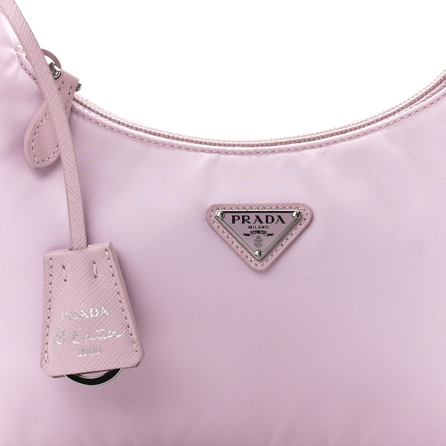 Tessuto Nylon Mini Re-Edition 2000 Bag Alabastro