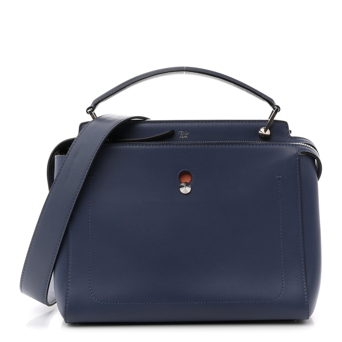 Vitello Baltico Dolce DotCom Satchel Blue