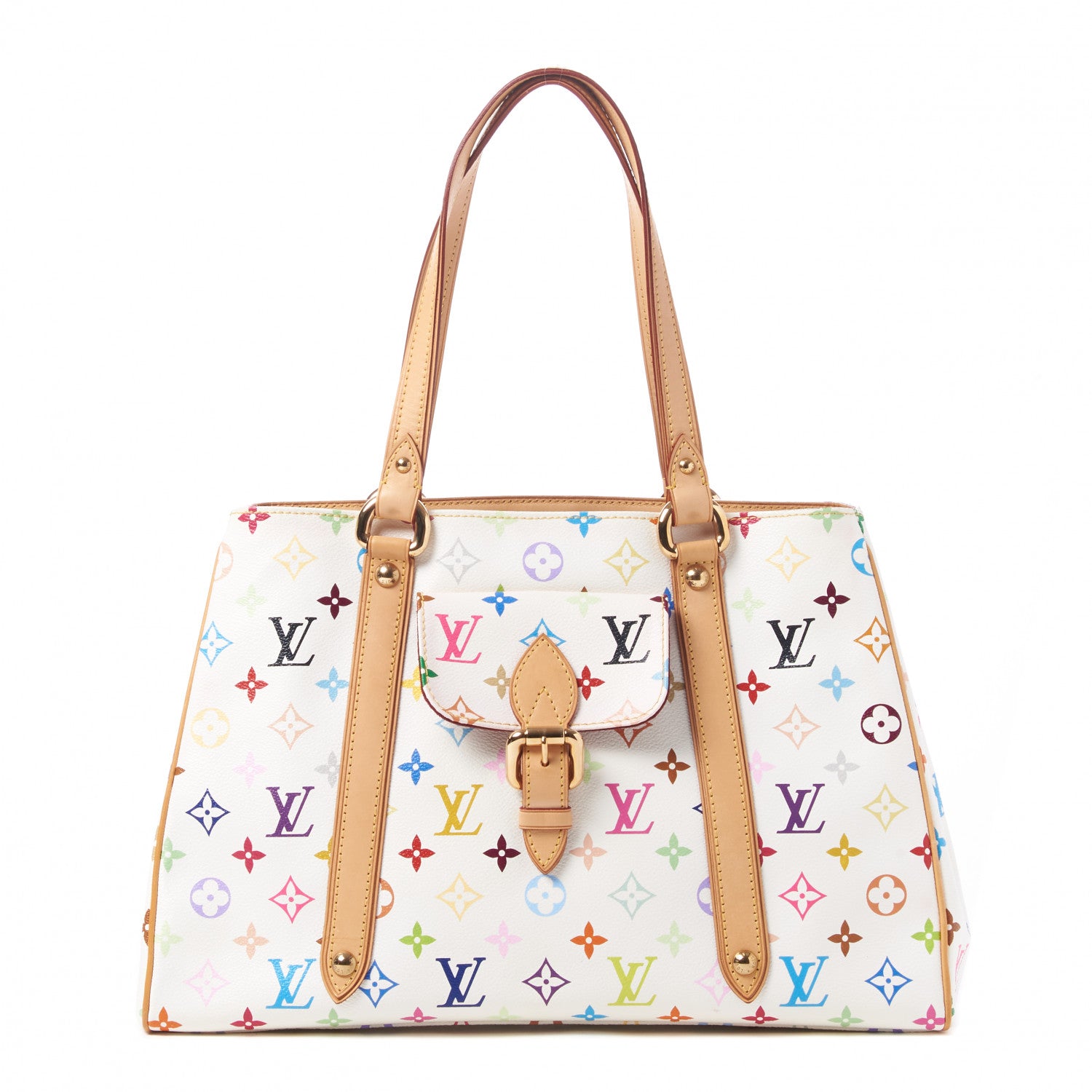 Louis Vuitton Monogram Multicolor Aurelia MM White 1 of 9