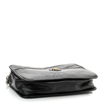 Gucci Fluffy Calfskin Morpheus Shoulder Bag Black 4 of 10