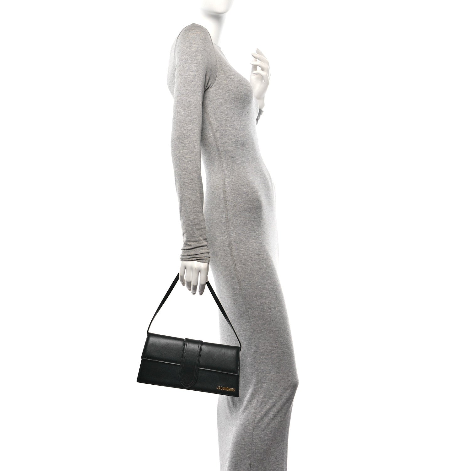 Jacquemus Smooth Calfskin Le Grand Bambino Long Black 2 of 11