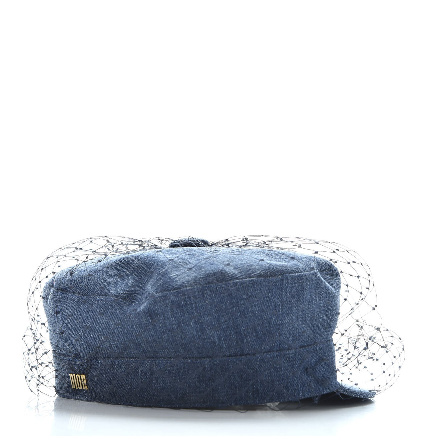 Denim Arty Cap with Veil 58 Blue