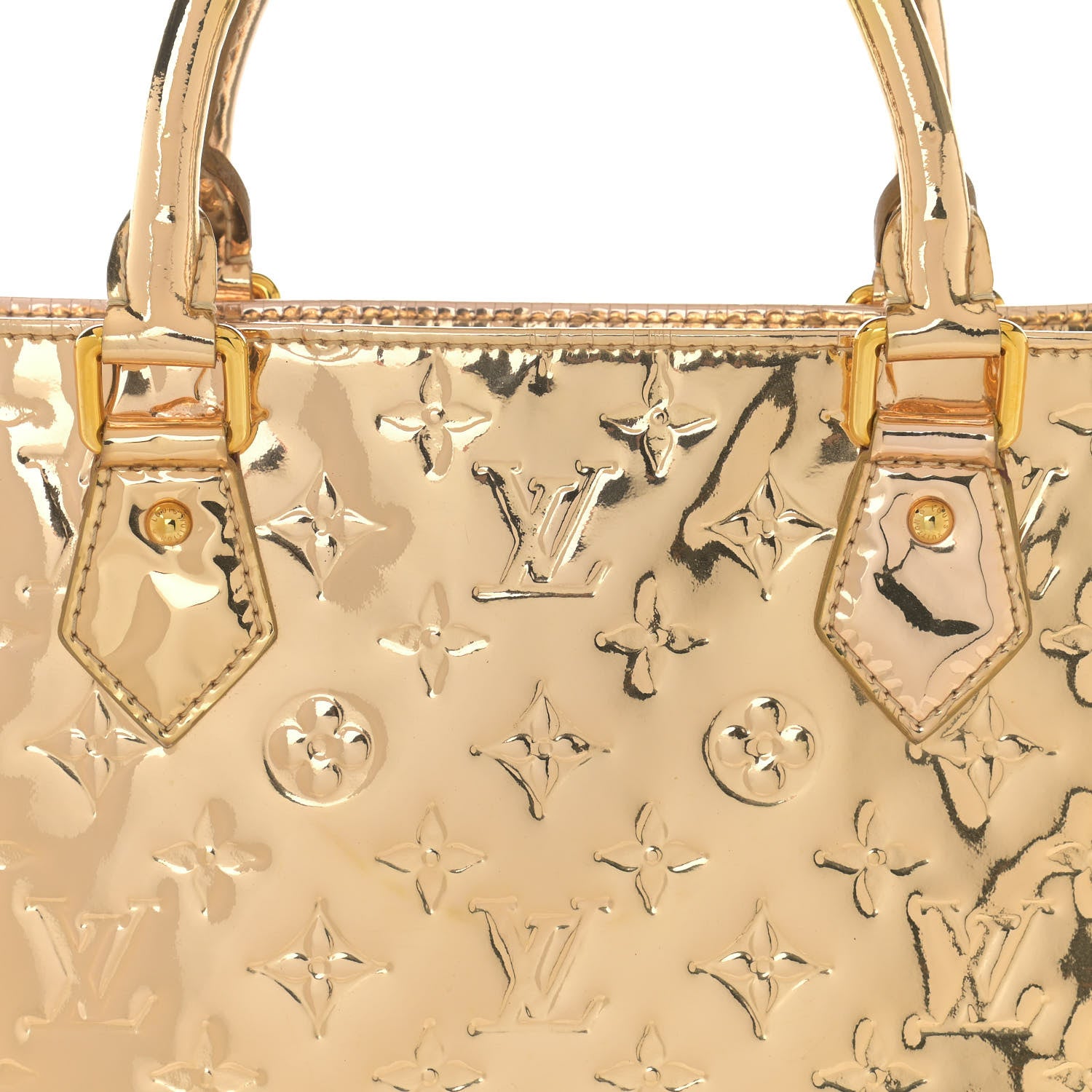Louis Vuitton Monogram Miroir Sac Plat Gold 7 of 13