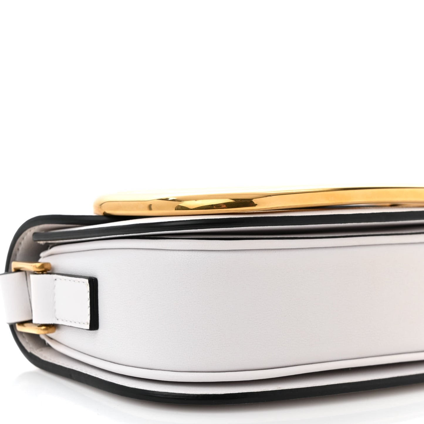 Calfskin Small Supervee Crossbody Bag Optic White