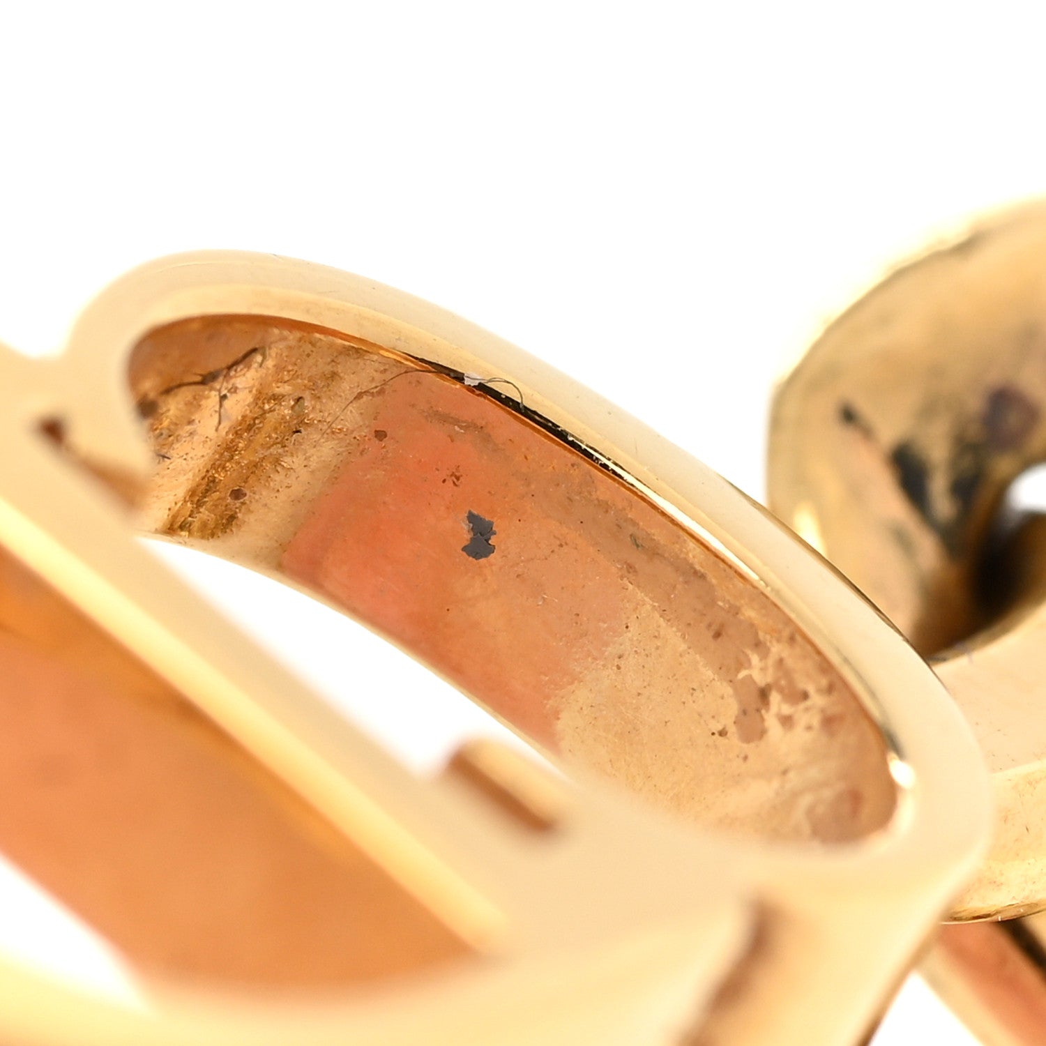 Christian Dior Metal CD Choker Necklace Gold 6 of 6