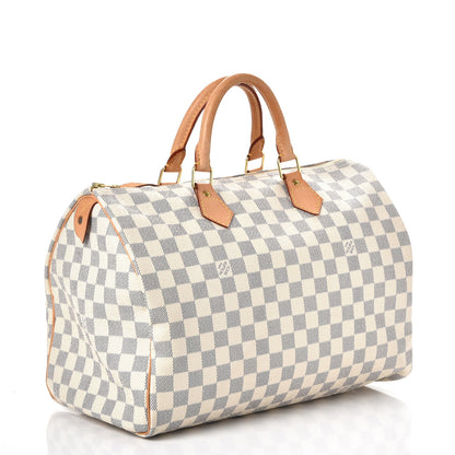 Louis Vuitton Damier Azur Speedy 35 3 of 10