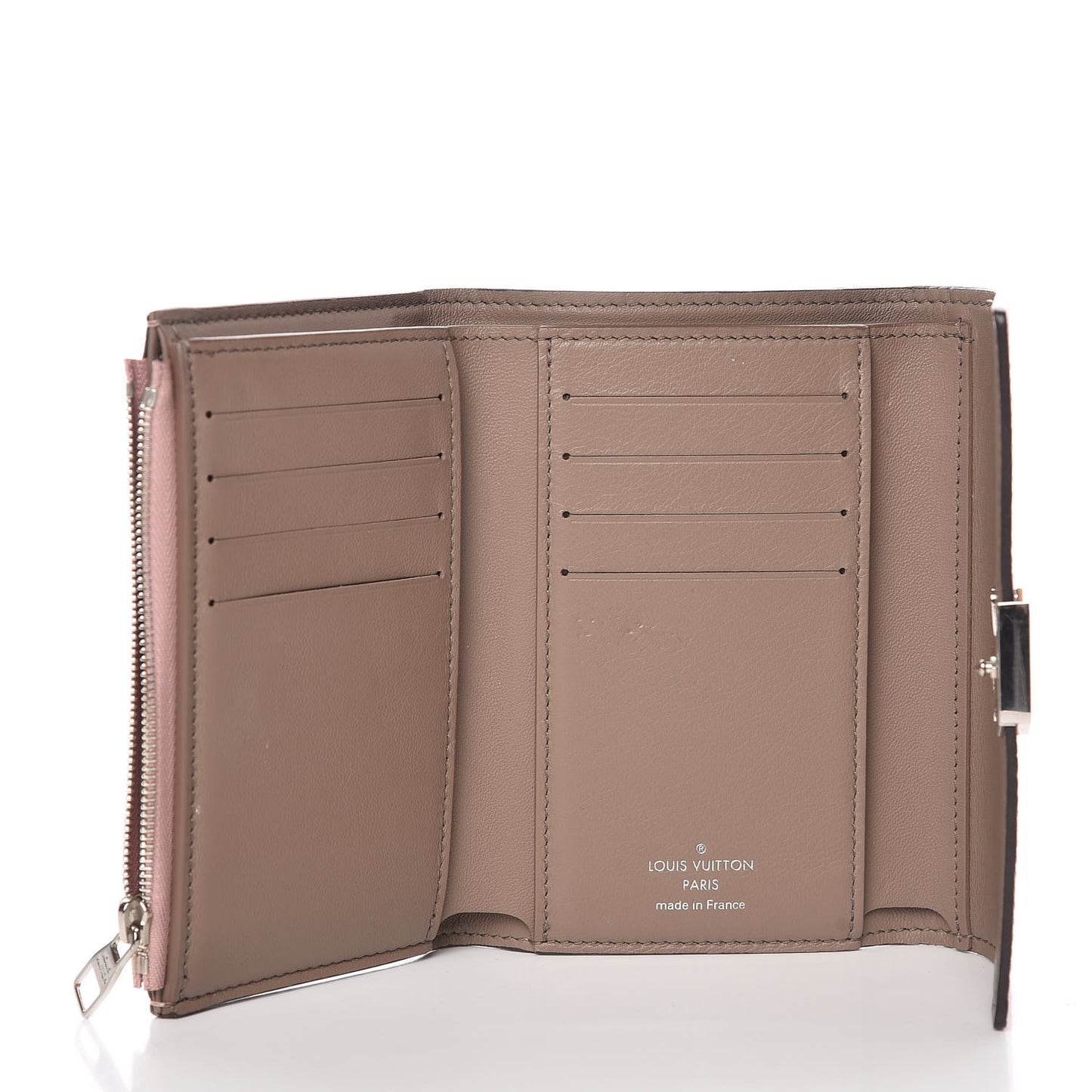 Taurillon Capucines Compact Wallet Magnolia