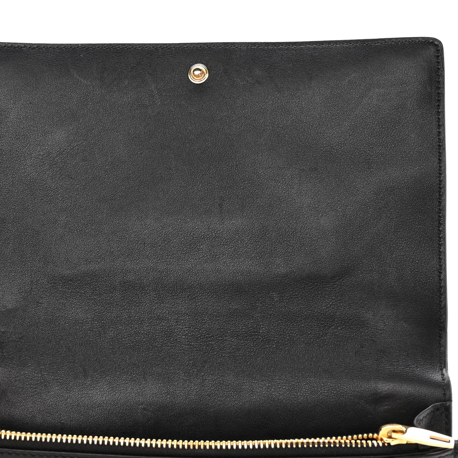 Balenciaga Veau Amp Plate Gold Chain Wallet Black 14 of 14