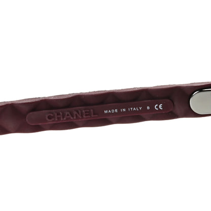 Chanel Quilted CC Sunglasses 5288-Q Burgundy 6 of 7