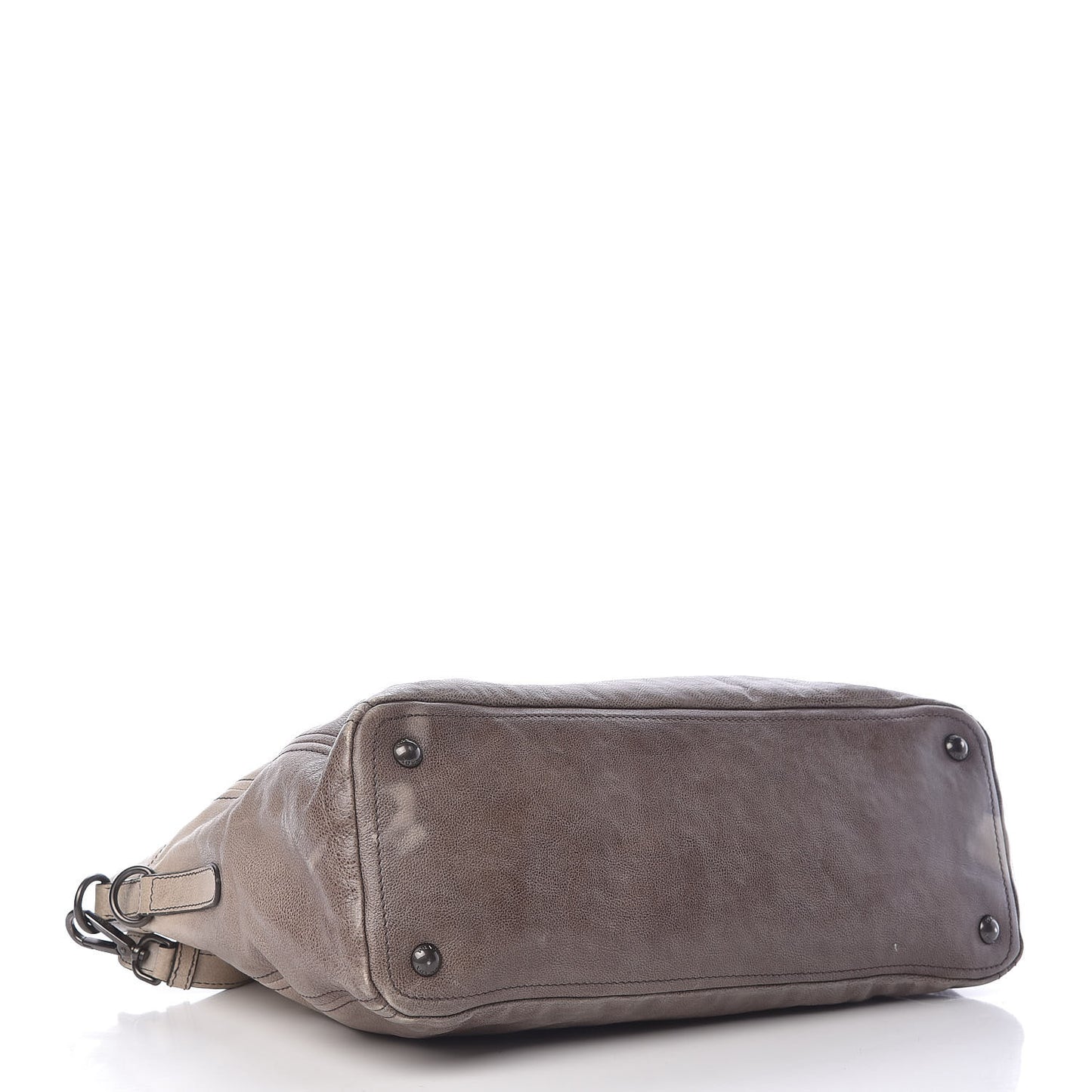 Glace Calfskin Extra Wide Tote Ghiaccio Sfumato